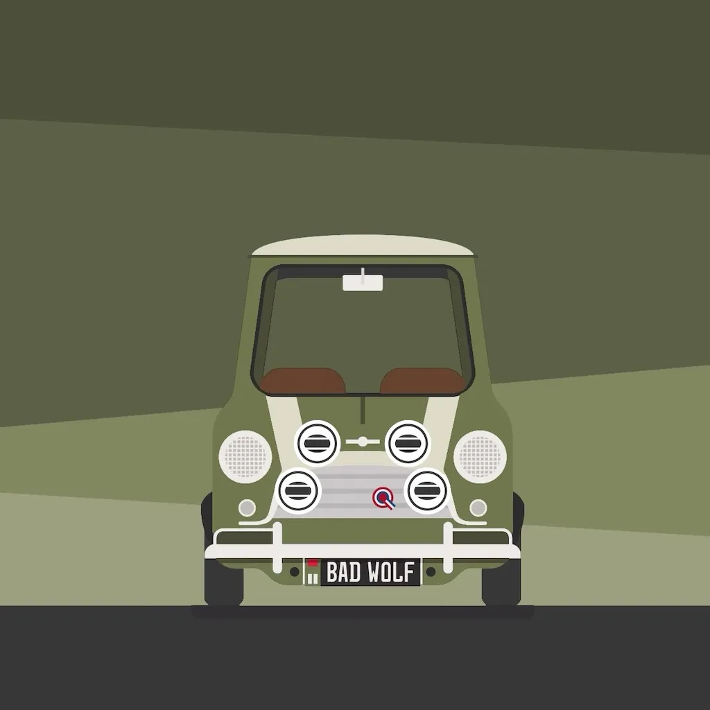 Classic Mini DIY wheel mark